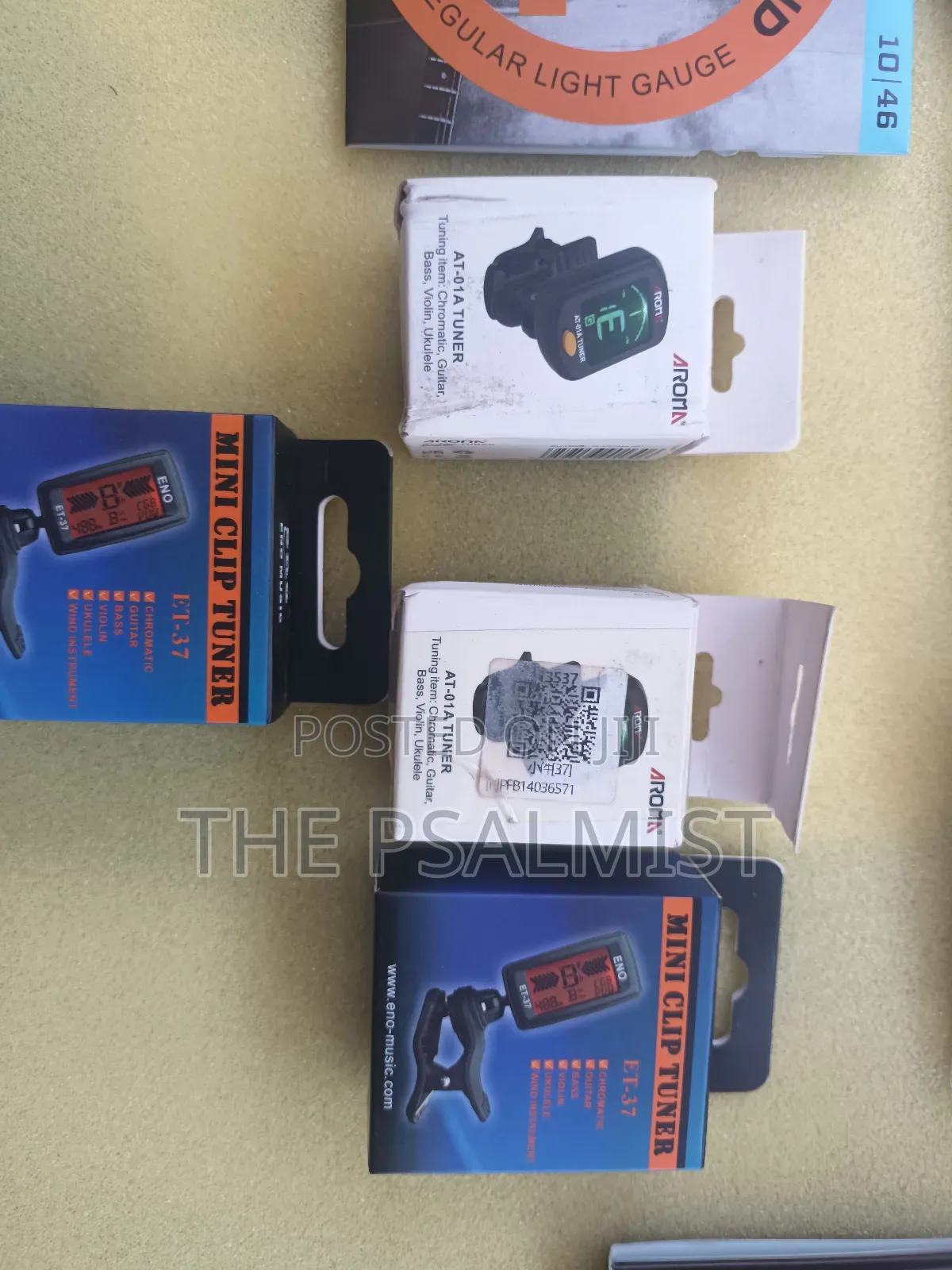 Strings, Bow, Bridge,Rosin, Pick, Capo,.Straps; Tuners,Pitch Pipe Etc