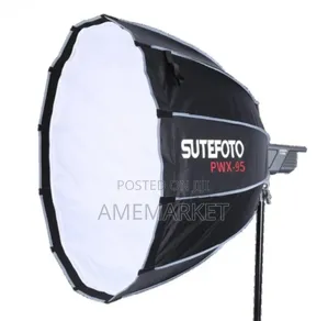 Sutefoto PWX- 95cm Softbox Speedlite Umbrella Honeycomb Grid Flash