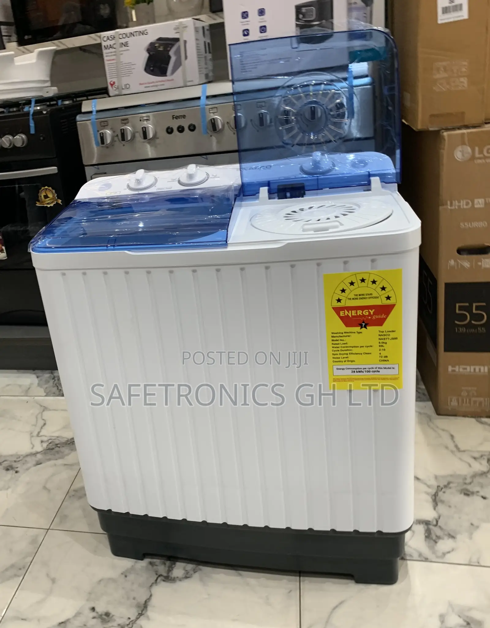Super Unique 8kg Semiautomatic Topload Nasco Washingmachine