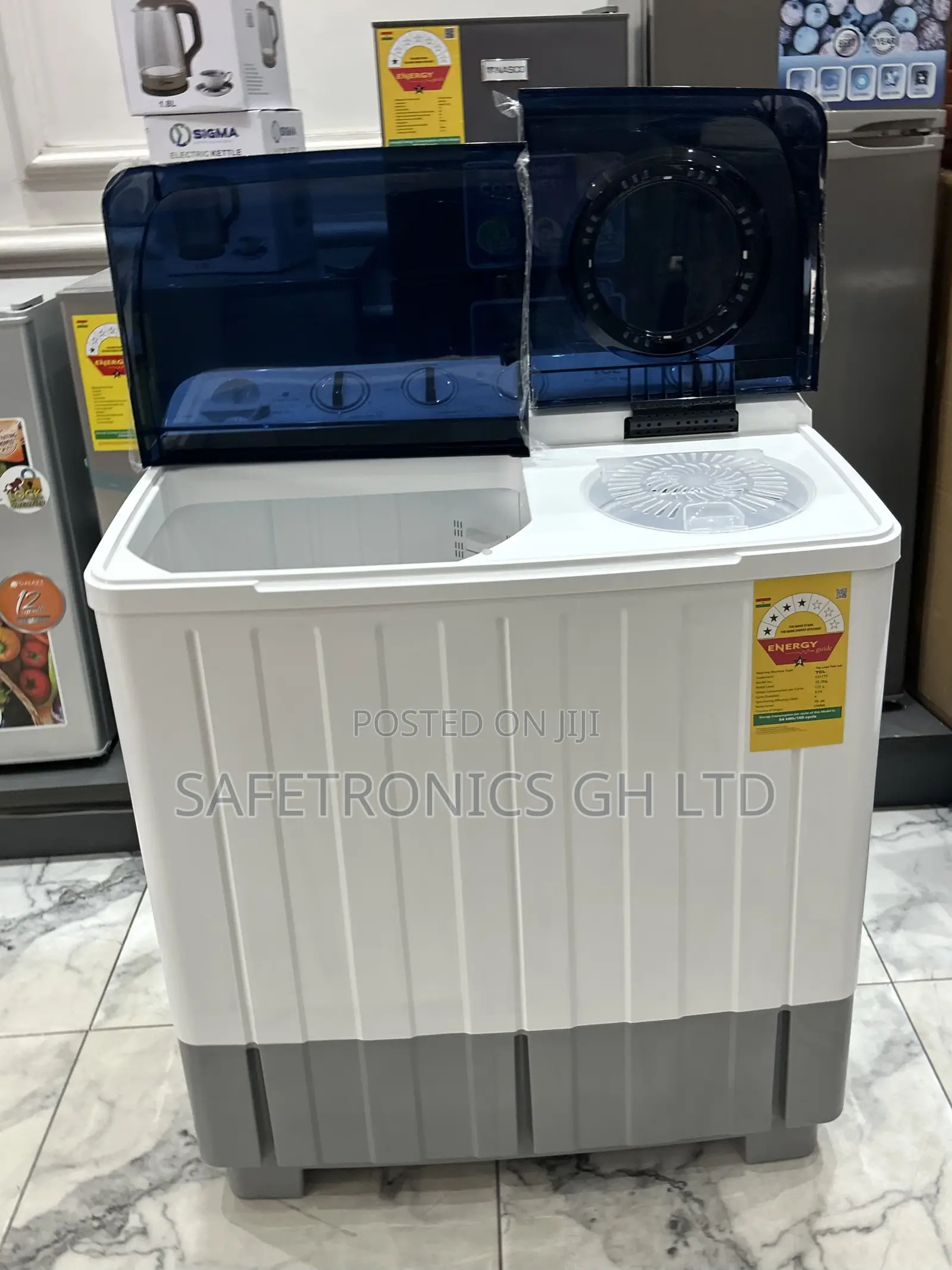 Sealed Best 11kg Topload Semiautomatic TCL White/Grey Washingmachine