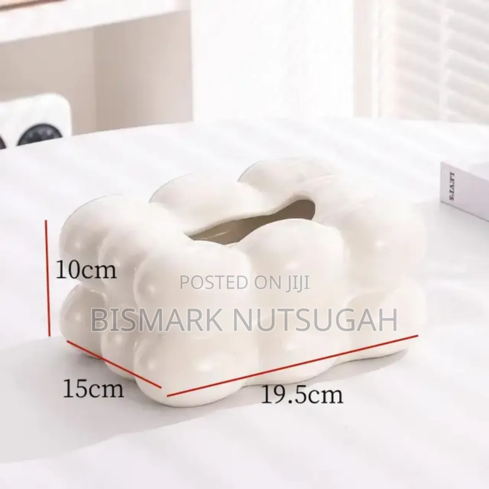 Ceramic Tissue Holder Box