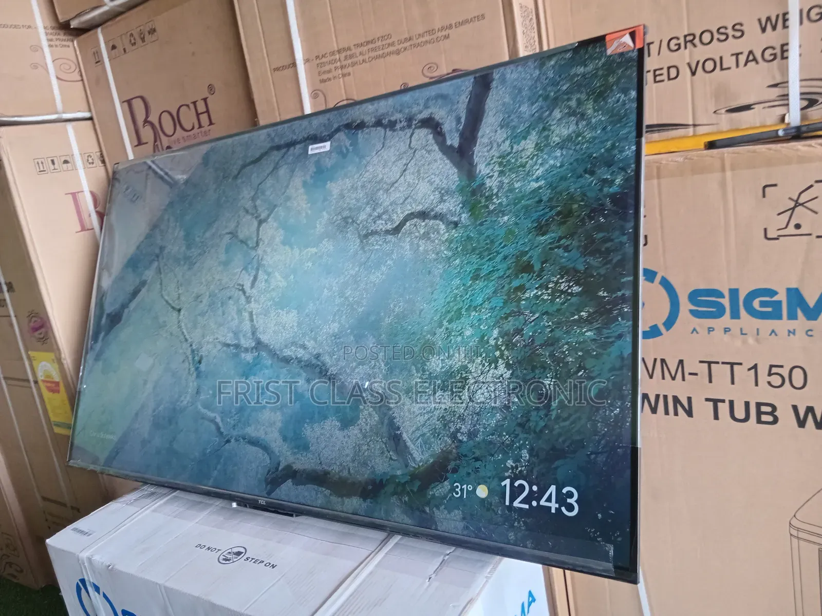 TCL 55” Google Tv – Brilliant Display Ai Smartness
