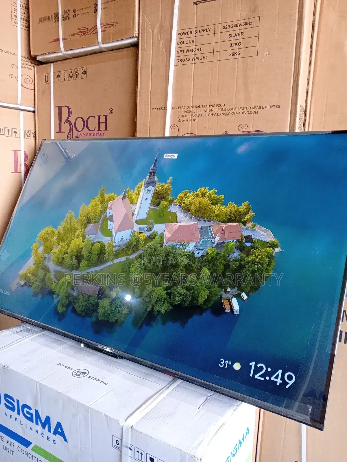 55 TCL Smart Tv With Bluetooth Wi-Fi Connectivity