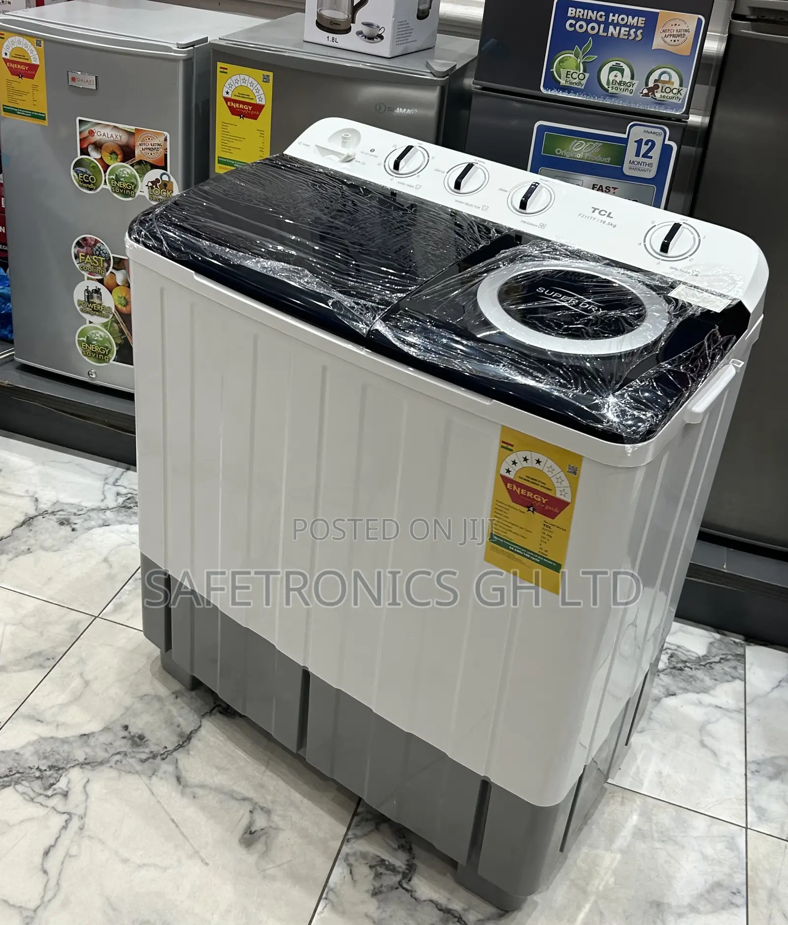 Classic Semiautomatic Topload TCL 11kg Twintub Washer
