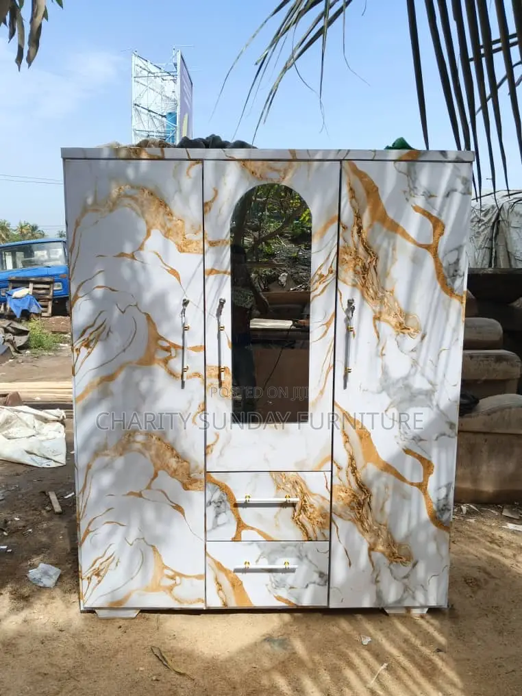Neat Three Doors Wardrobe