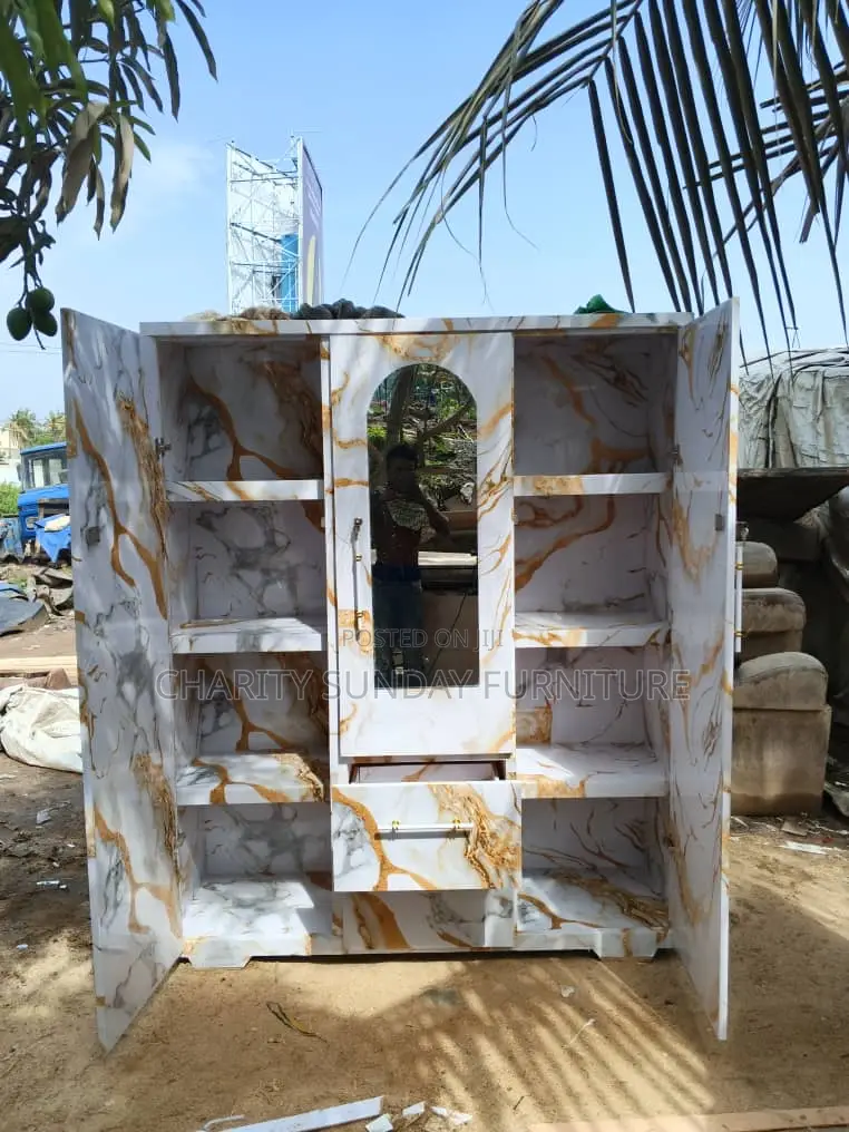 Neat Three Doors Wardrobe