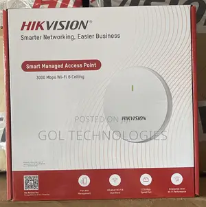 Hikvision Ceiling Access Point 3000 MBPS Wi-Fi 6 Smart Managed Ap