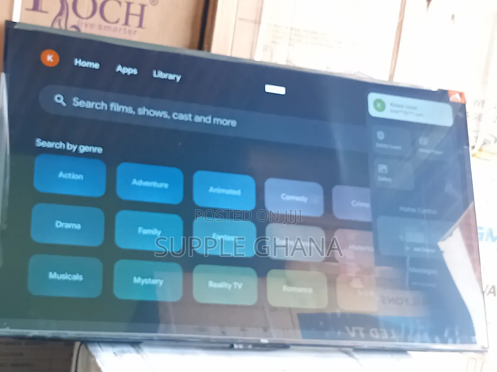 TCL 55 Inches Smart Tv – Perfect for Your Living Room!