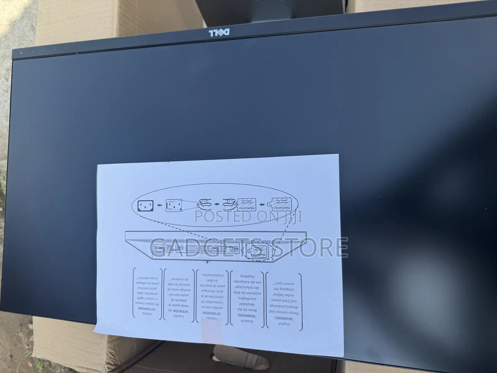 27 Inches Dell Edgeless Monitor (Brand New)