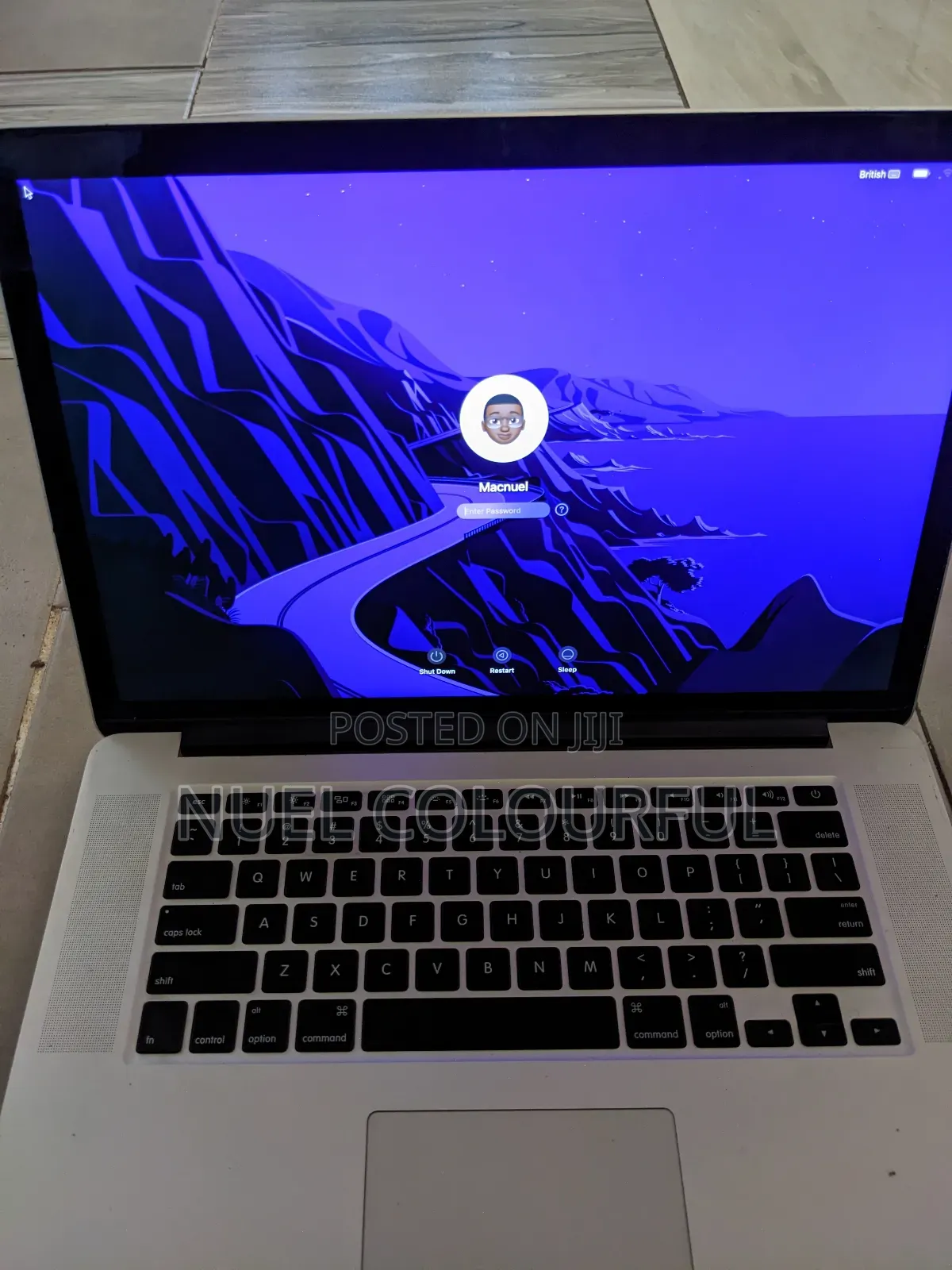 Laptop Apple MacBook Pro 2013 16GB Intel Core i7 SSD 512GB