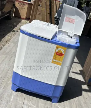 Semiautomatic Zara 7kg Topload Twintub White.Blue Washingmachine