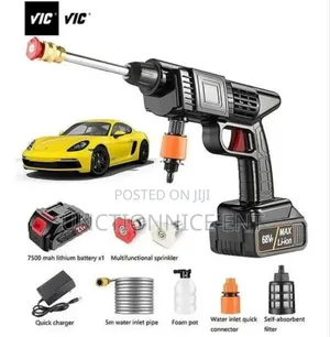 Electric High Pressure Rechargeable Car Washer Set