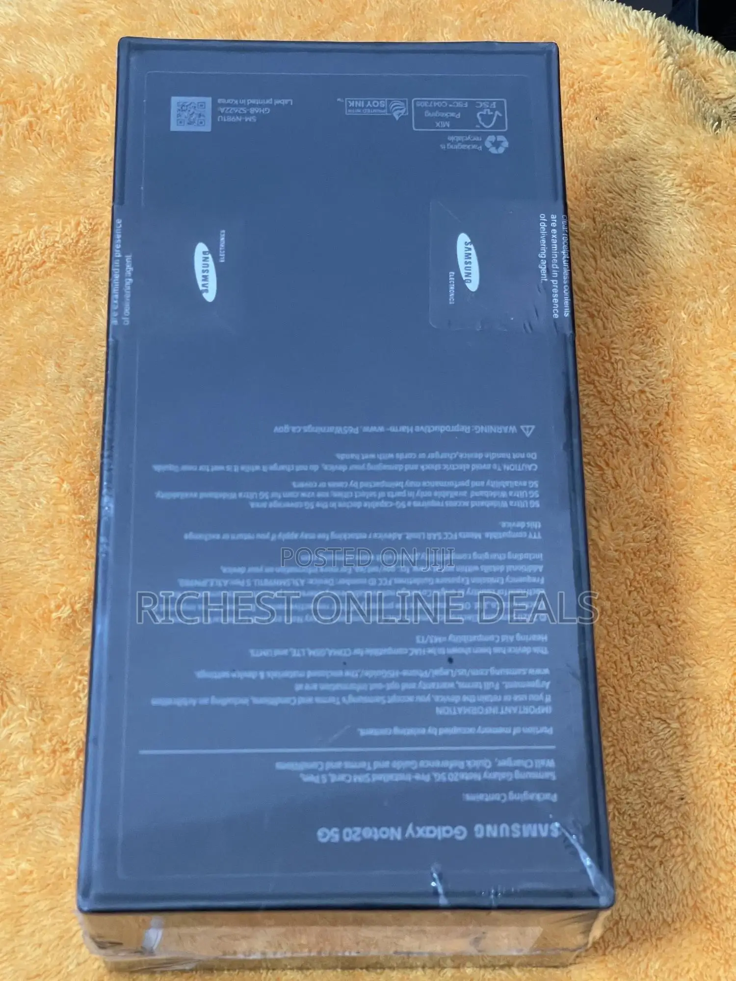 New Samsung Galaxy Note 20 256 GB Black