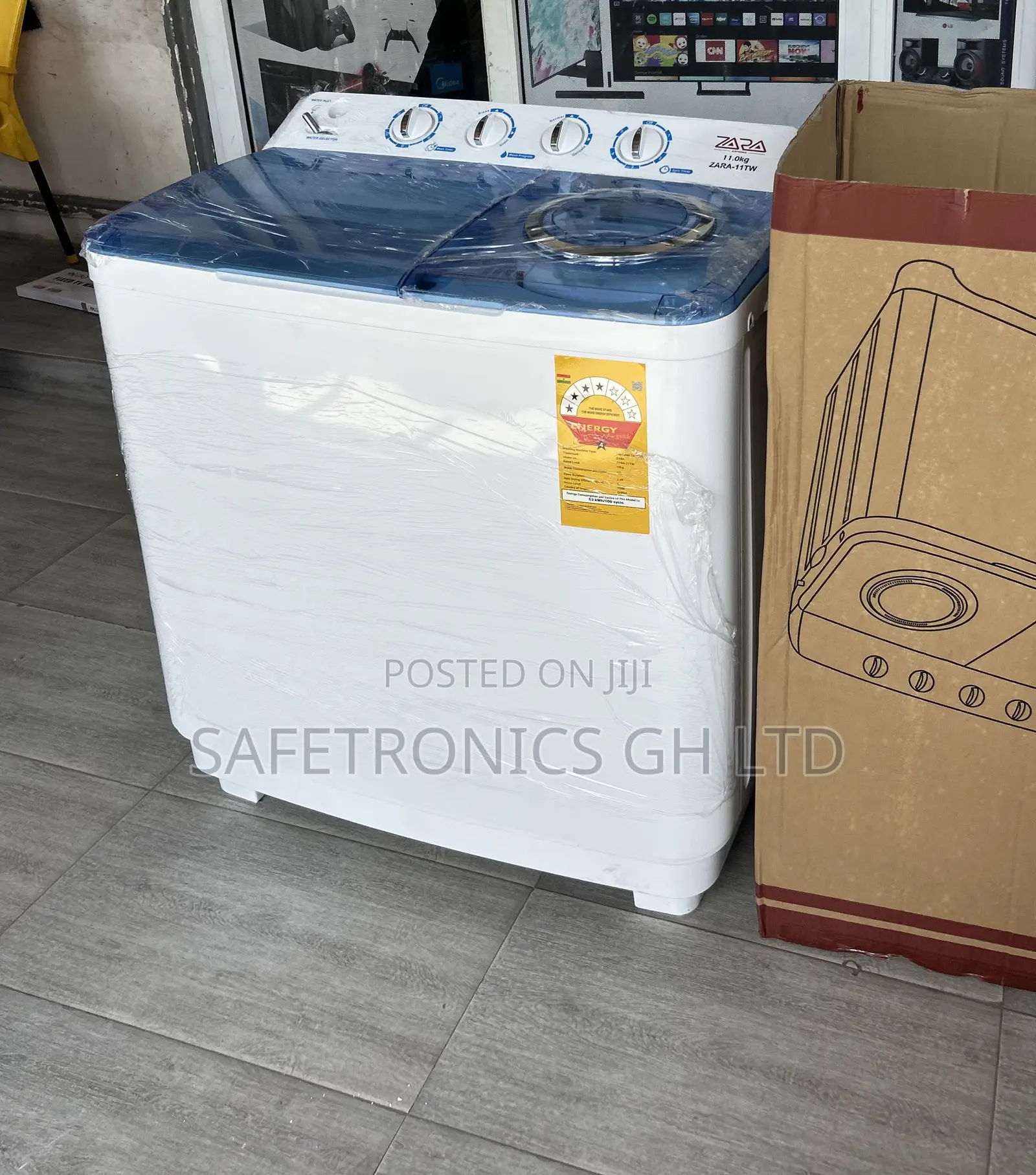 Auto Wash Topload 11kg Semiautomatic Zara Twintub Washingmachine
