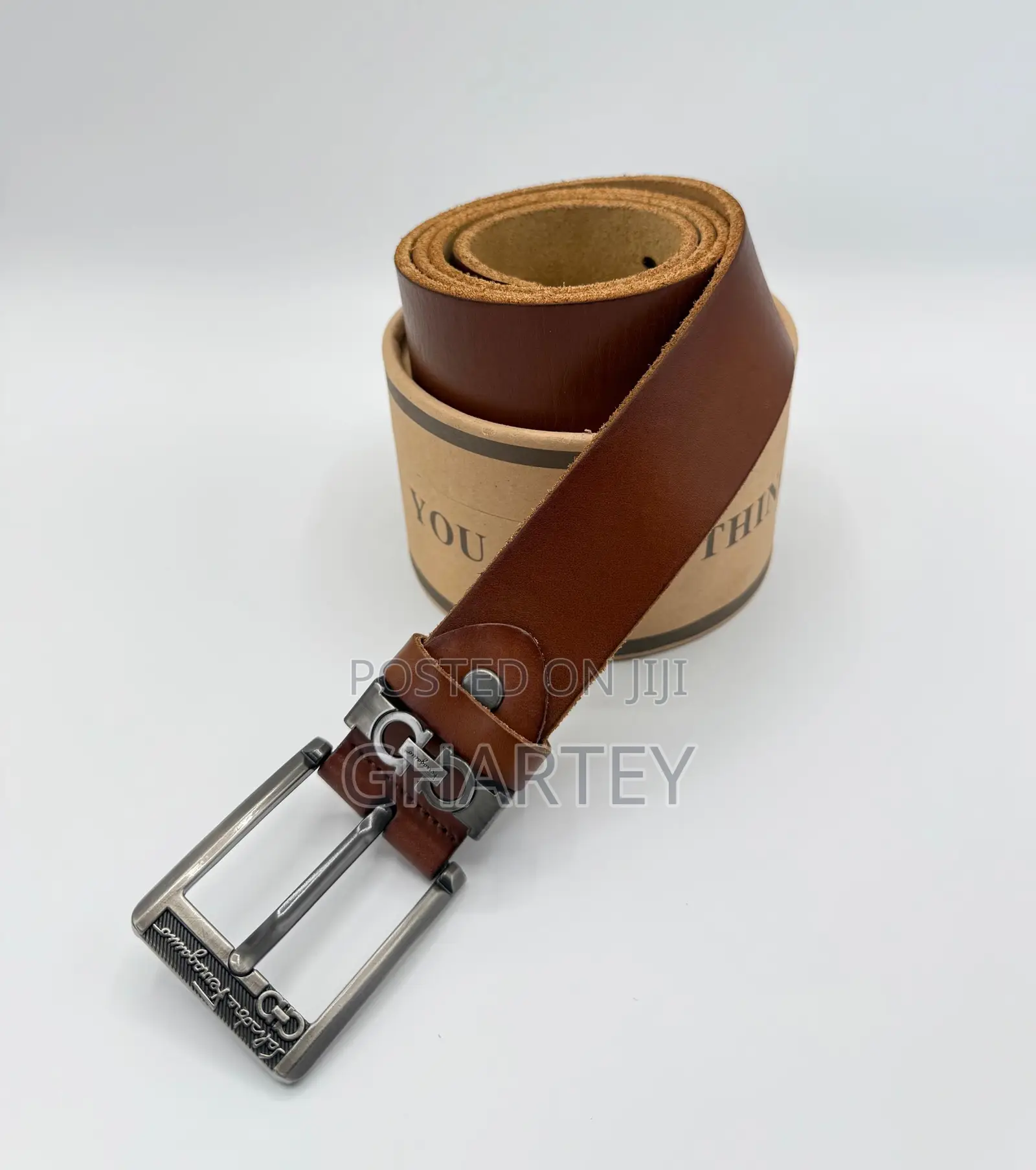 Designer Rugged Genuine Leather Belt – Built for the Bold