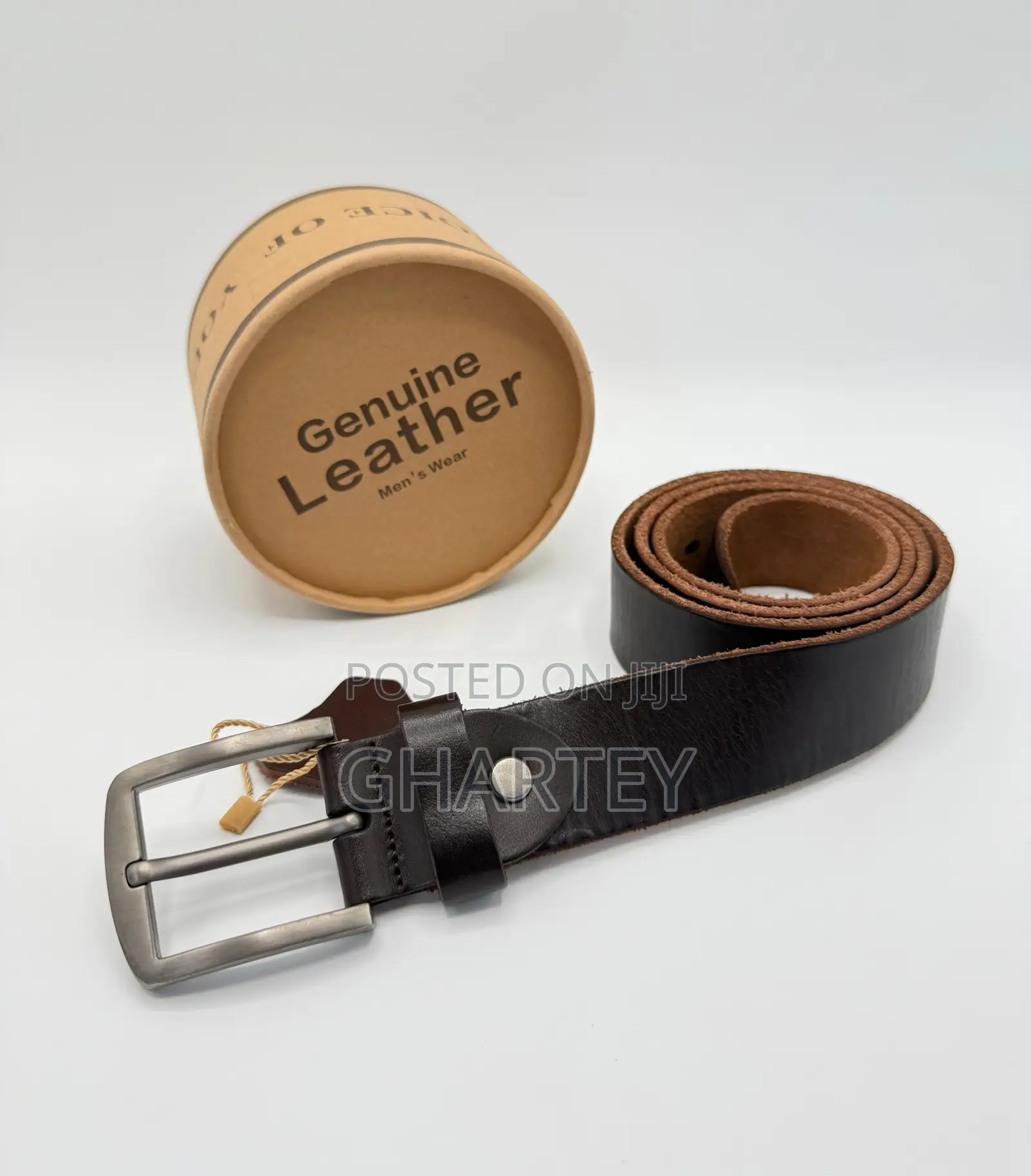 Designer Rugged Genuine Leather Belt – Built for the Bold