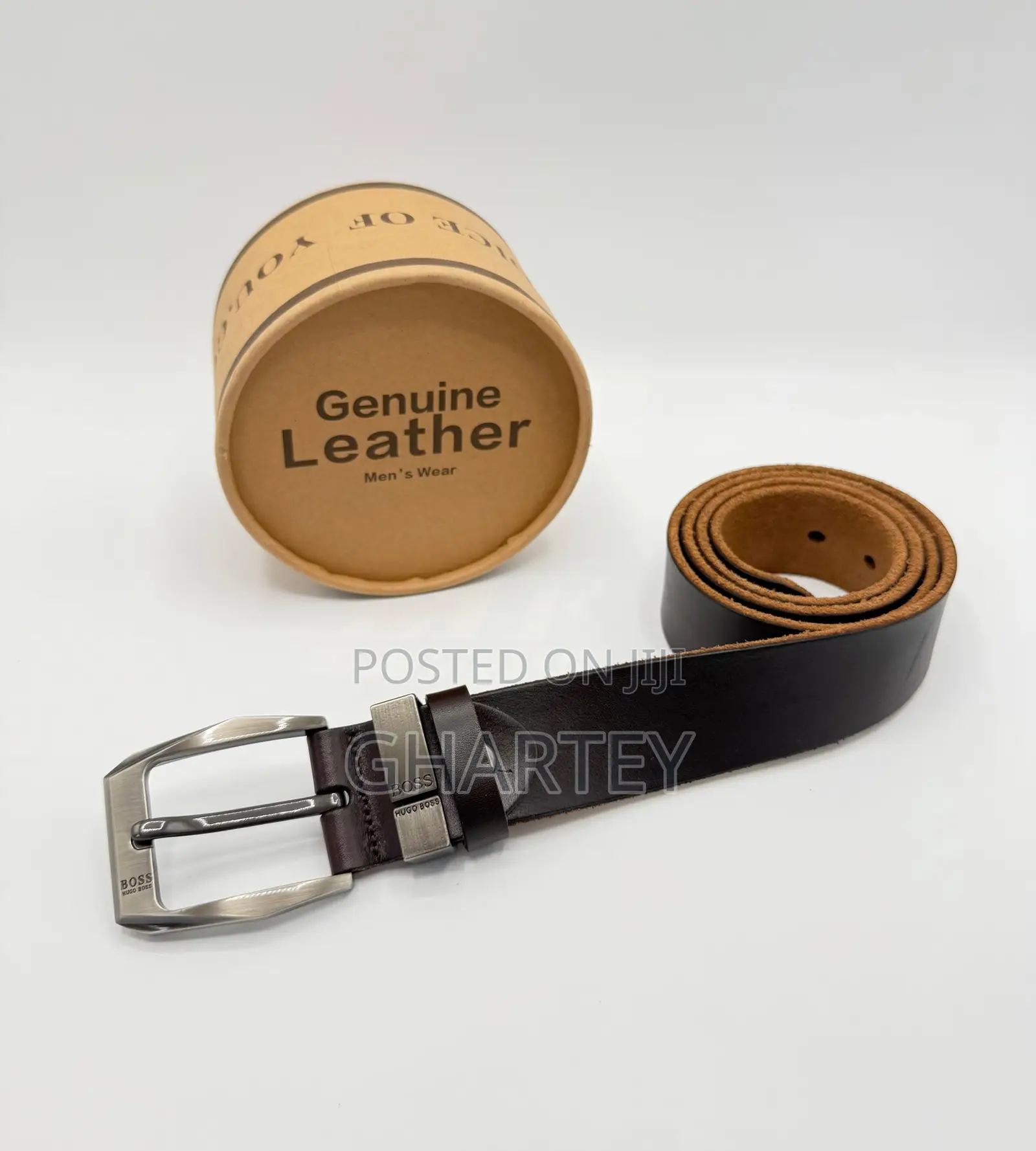 Designer Rugged Genuine Leather Belt – Built for the Bold