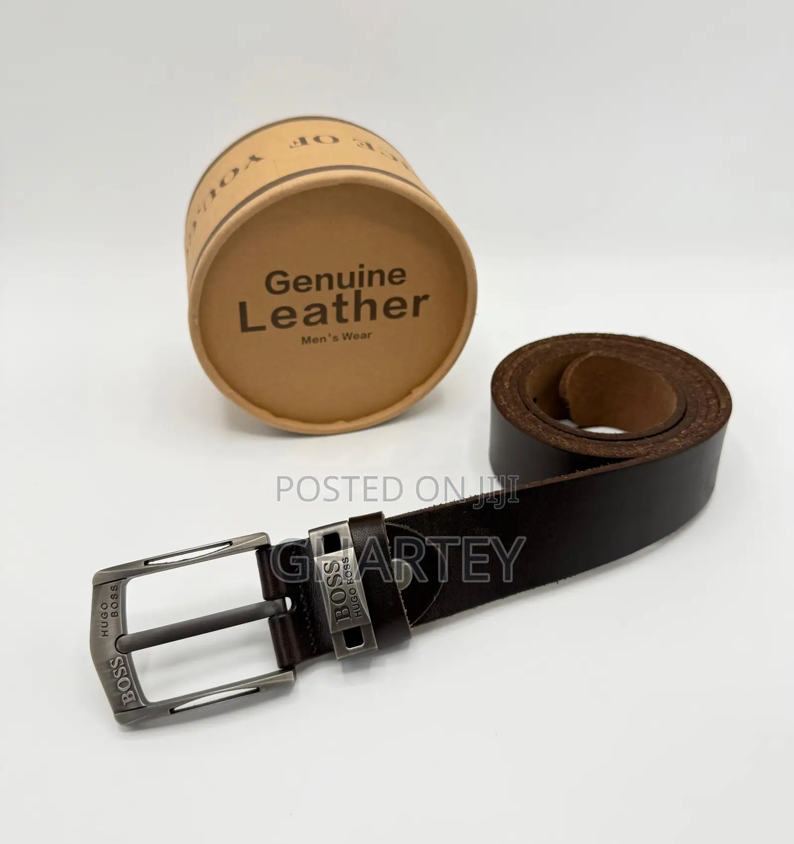 Designer Rugged Genuine Leather Belt – Built for the Bold