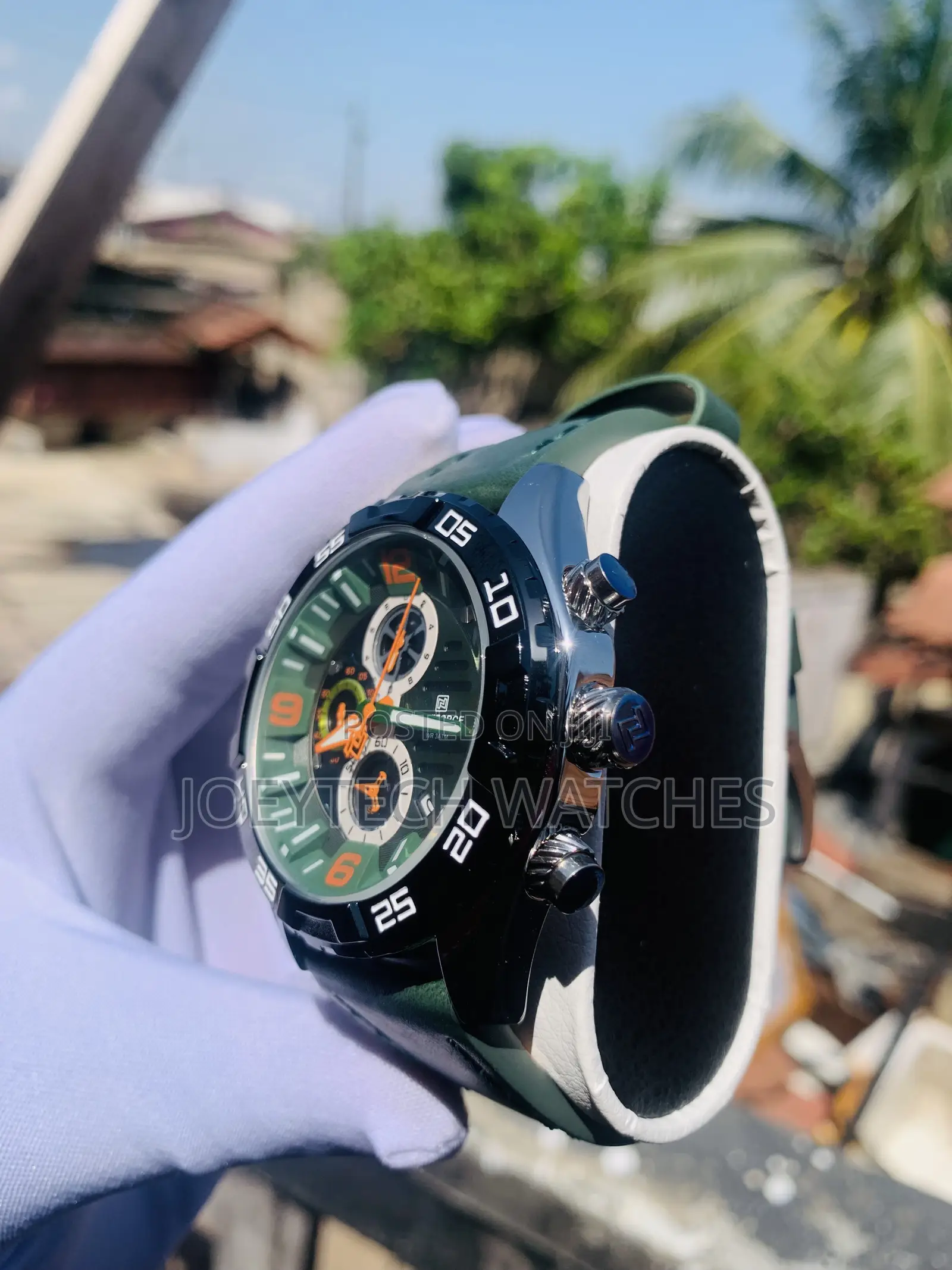 Authentic Naviforce Chronograph Leather Watches in Ghana