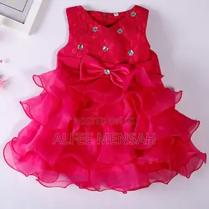 Pink Fashionable Princess Lace Dress