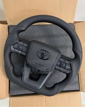 This Original Carbon Fiber Steering Wheel for Toyota Tundra 2018-2025