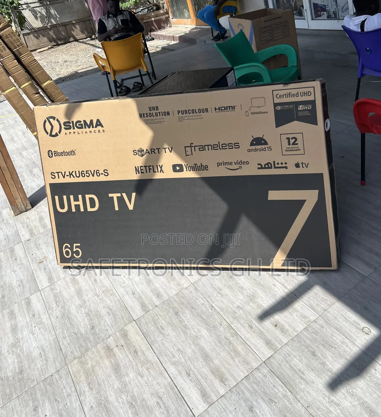 Long Lasting 65 Inch Smart Led Uhd Sigma Clear Screen Tv