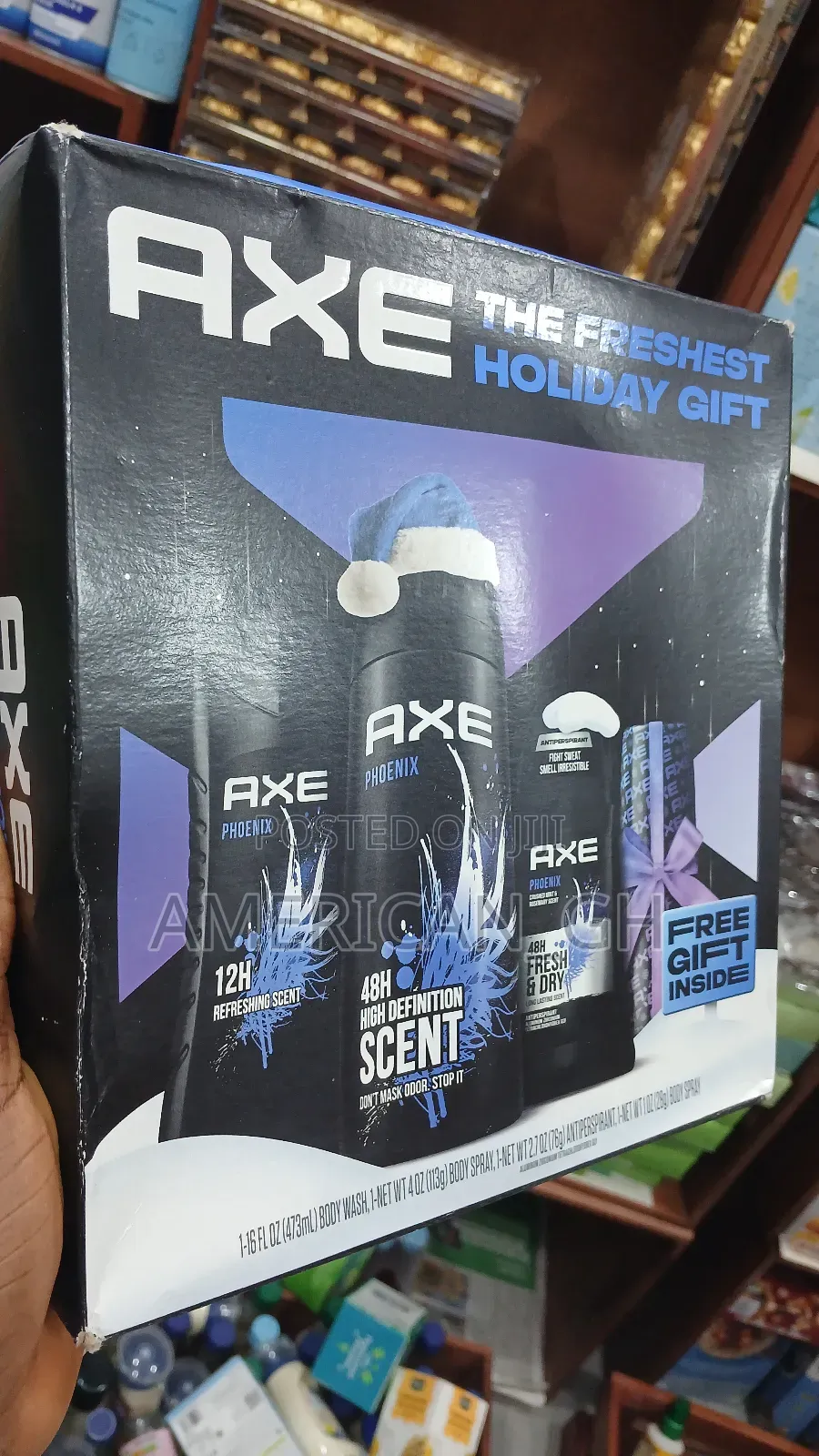 Axe Multi Gift Set( Deodorant, Wash, Spray)