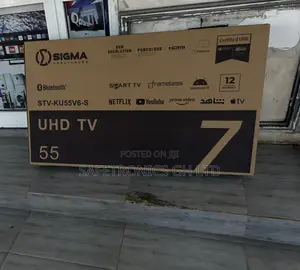 Brand New Lastest Sigma 55 Inch Led Digital Satellite Ultra Tv