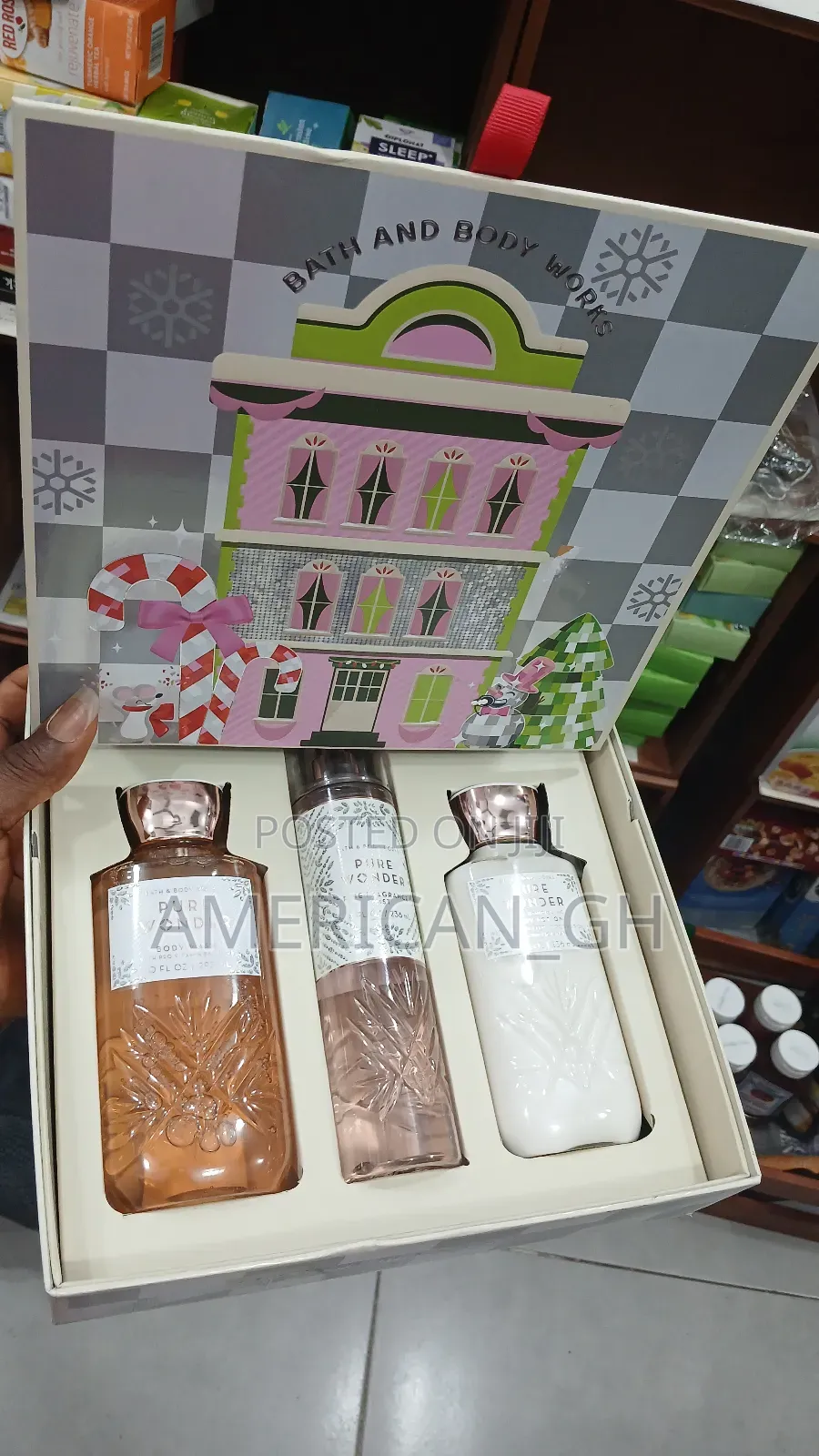 Pure Wonder Bath and Body Works Set( Wash, Spray, Lotion)