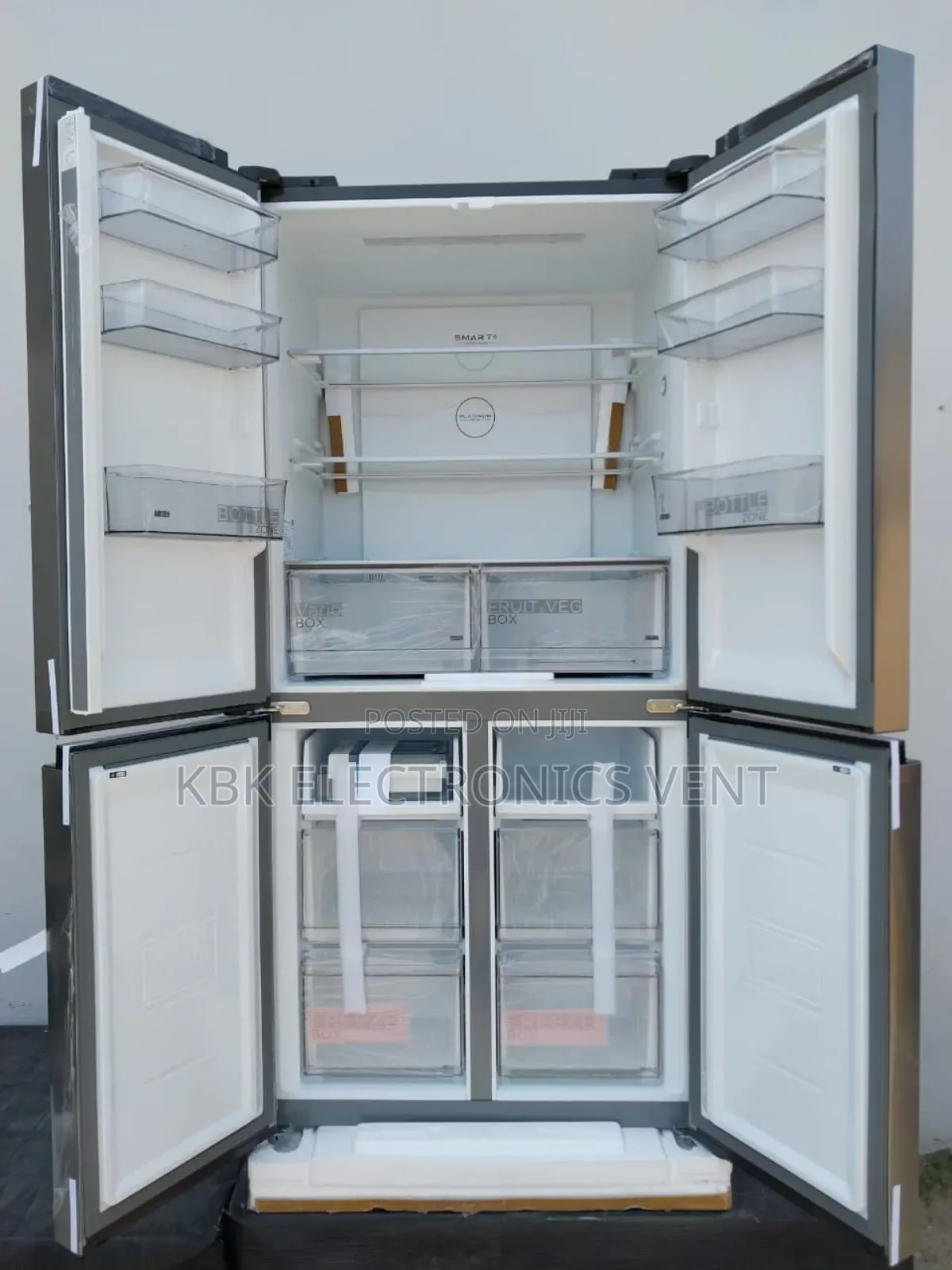 Midea 475ltr 4doors Refrigerator Silver