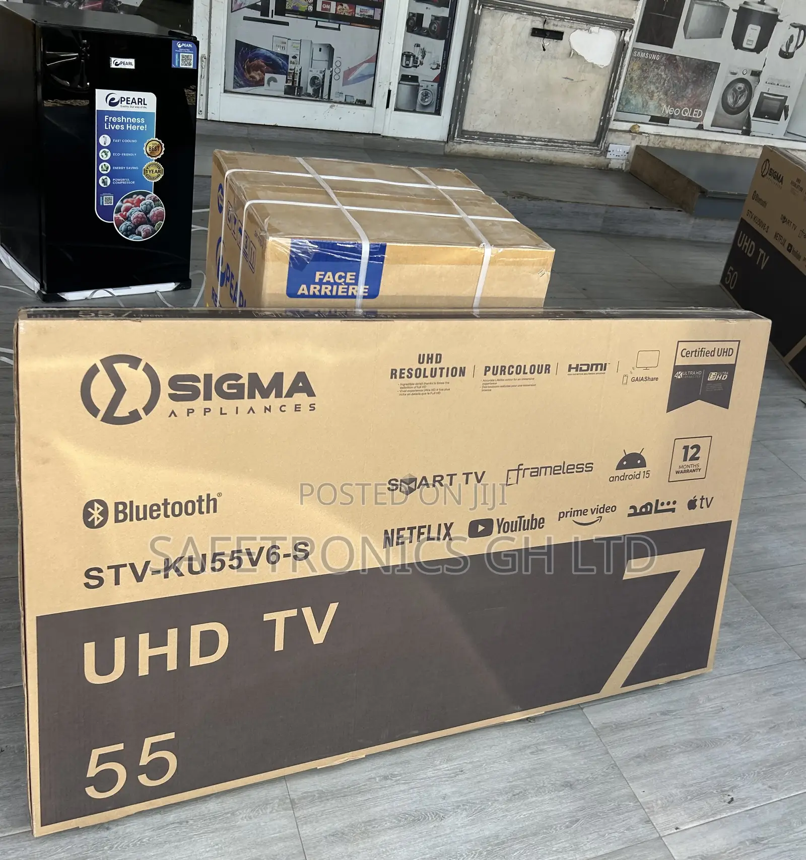Sigma Ultra Clear 55 Inch Smart Uhd Digital Satellite Tv