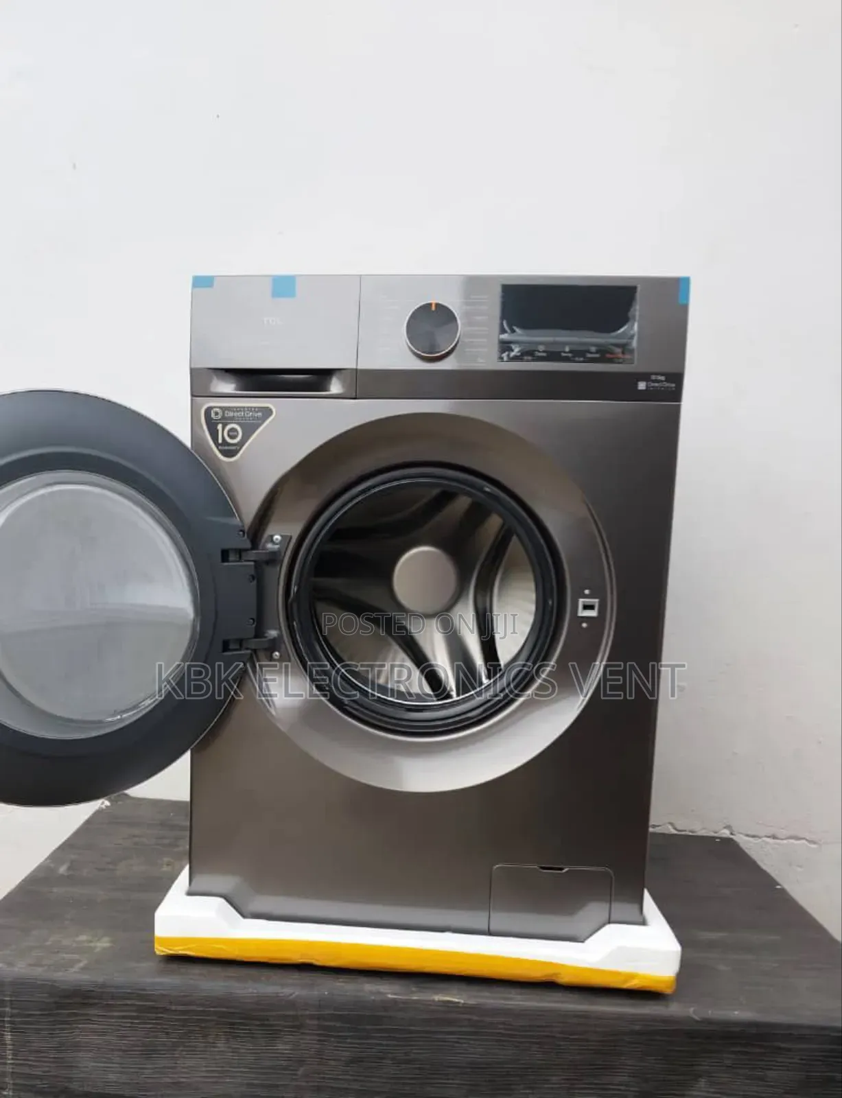 Tcl 10.5kg Front Load Washing Machine