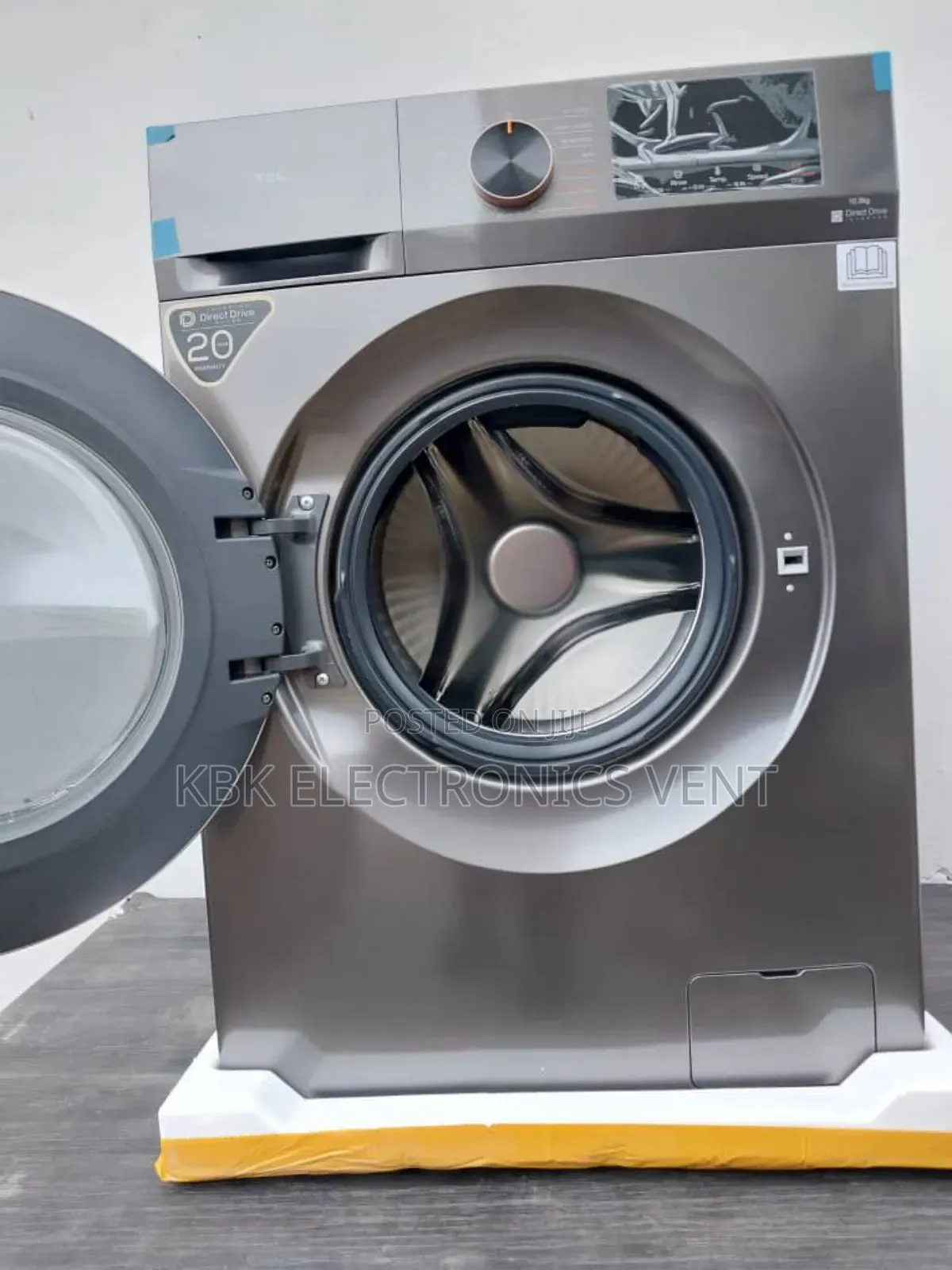 Tcl 10.5kg Front Load Washing Machine
