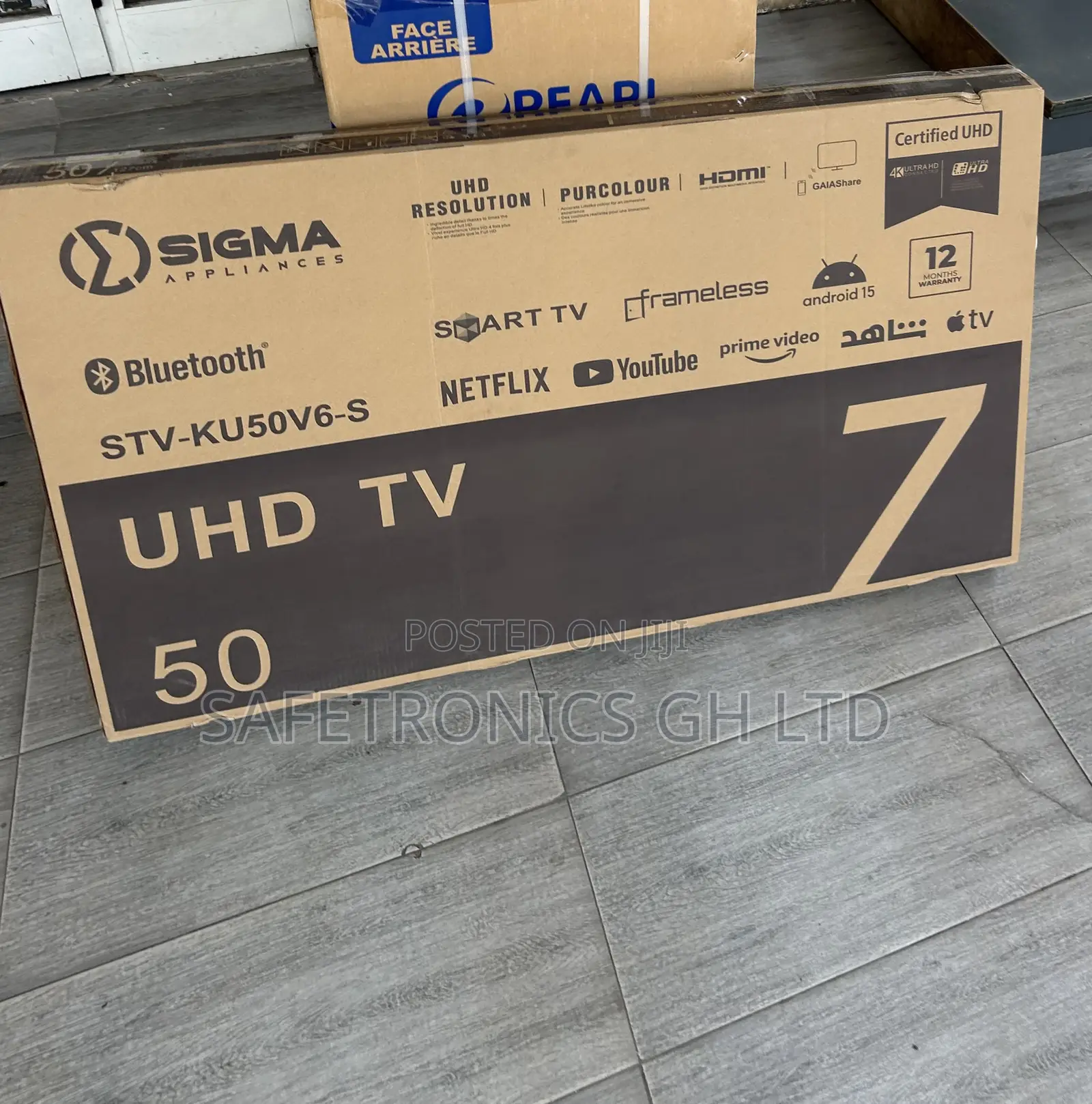 Premium Sigma 50 Inch Digital Satellite Led Uhd Clear Tv