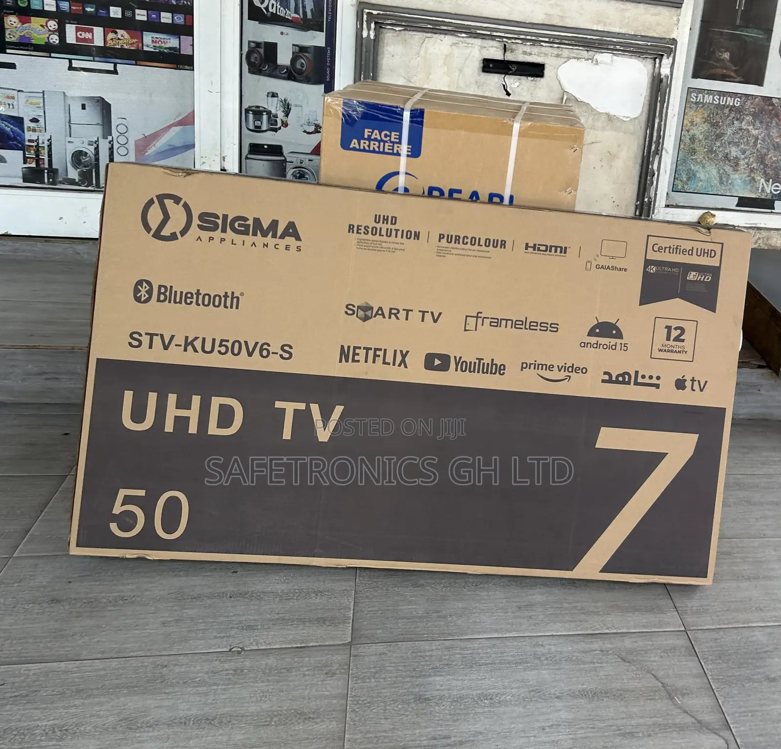 Premium Sigma 50 Inch Digital Satellite Led Uhd Clear Tv