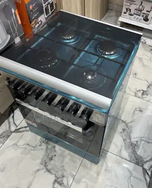 Newly Bulky 4 Gas Cooker Oven Eldo Rotisserie Silver 60x60