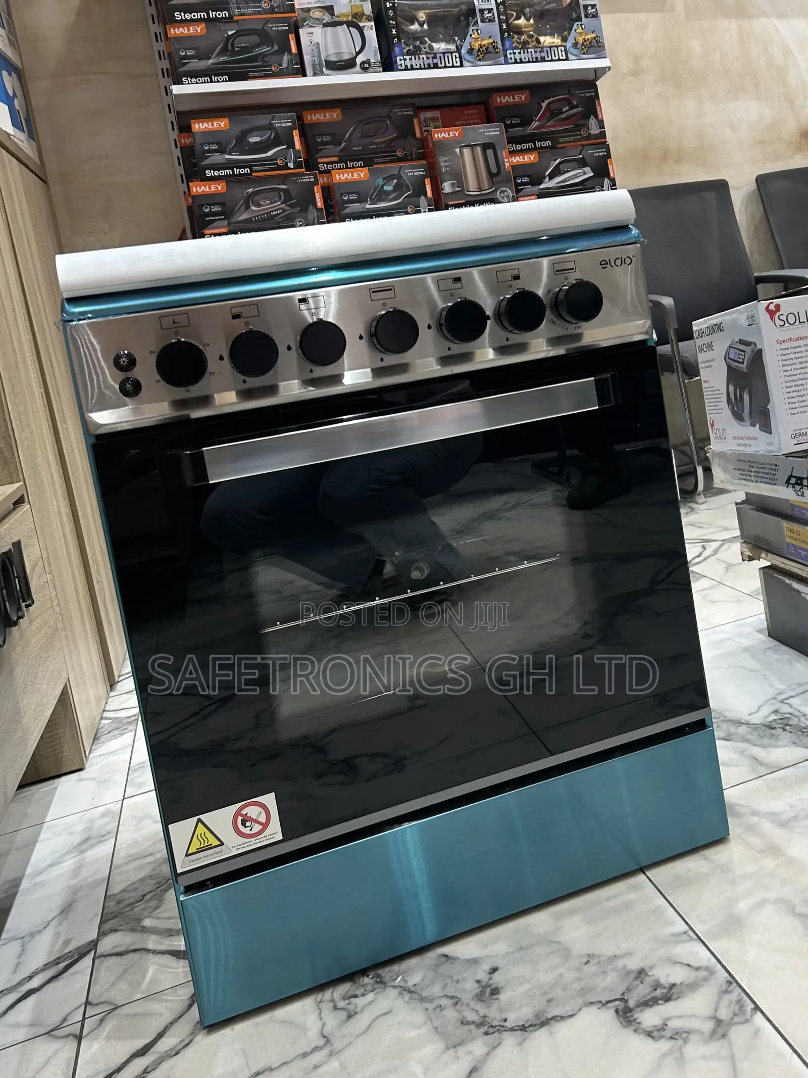 Classic New Sliver 60x60 Oven Grill Eldo 4 Gas Cooker Burner