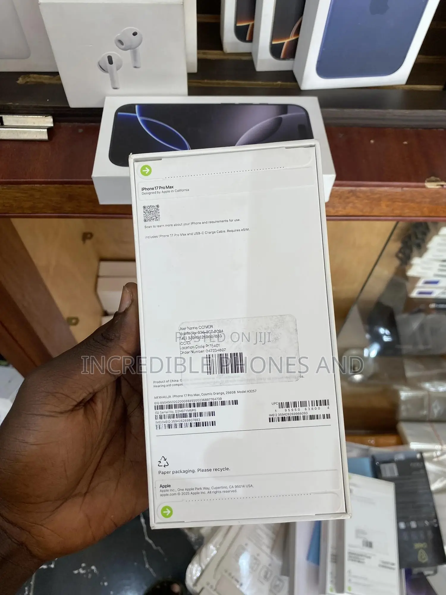 New Apple iPhone 17 Pro Max 256 GB Orange