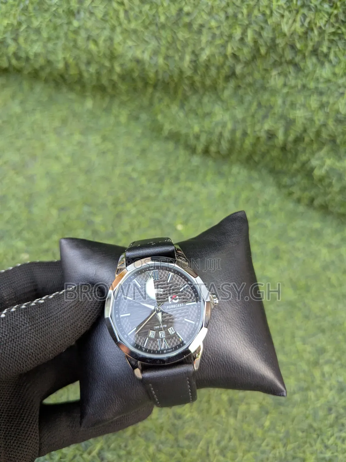 Forcast Sapphire Leather Watch