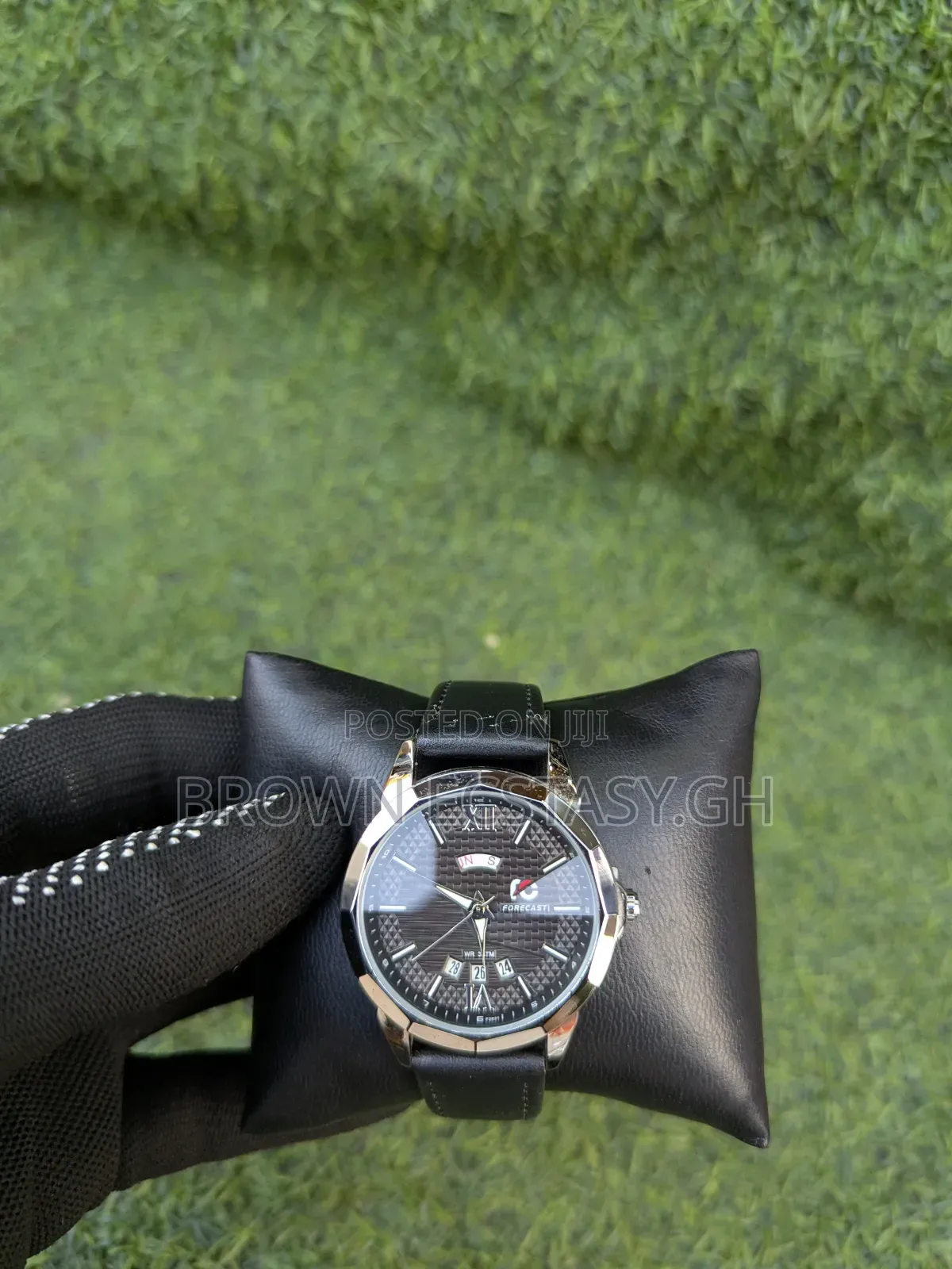 Forcast Sapphire Leather Watch