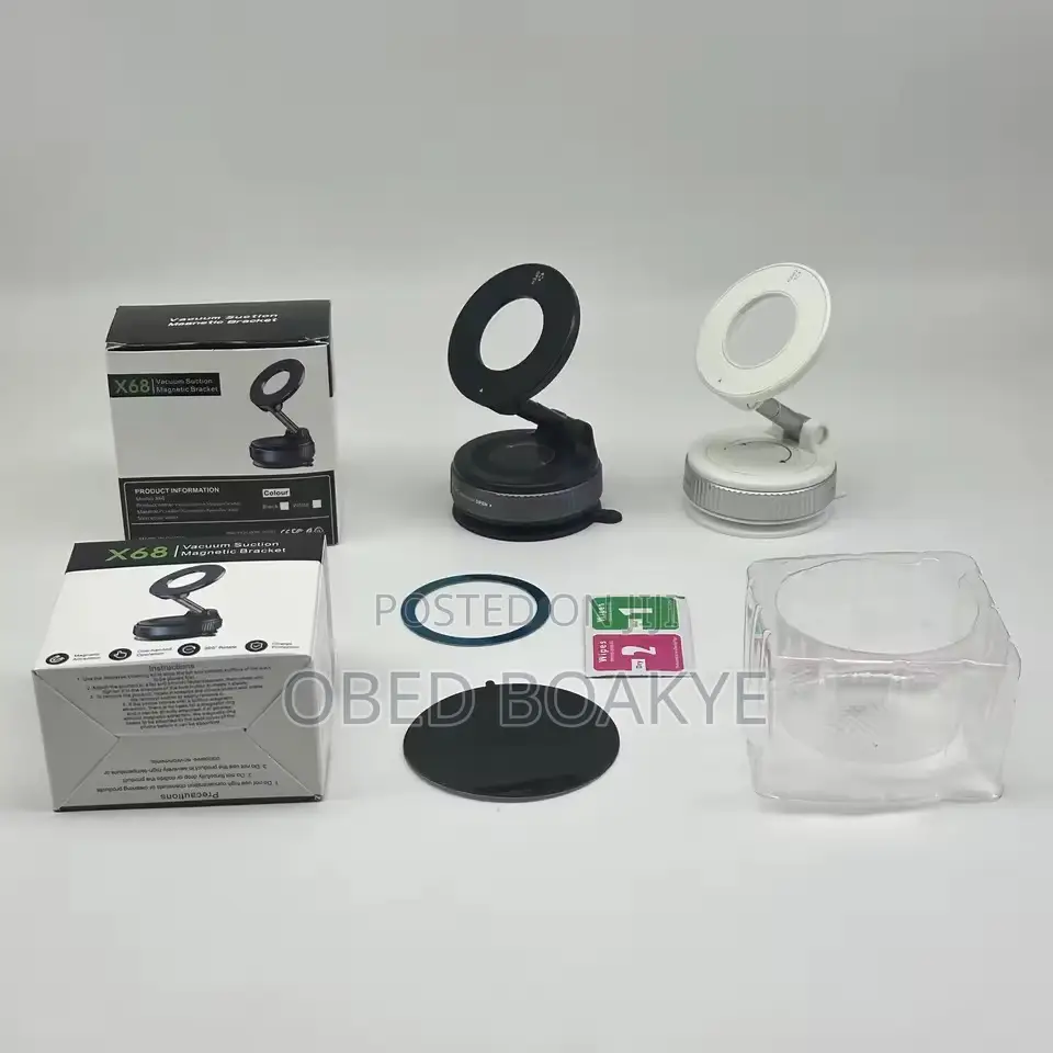 810° Adjustable Magnetic Phone Mount Vp06 Foldable Dashboard Holder