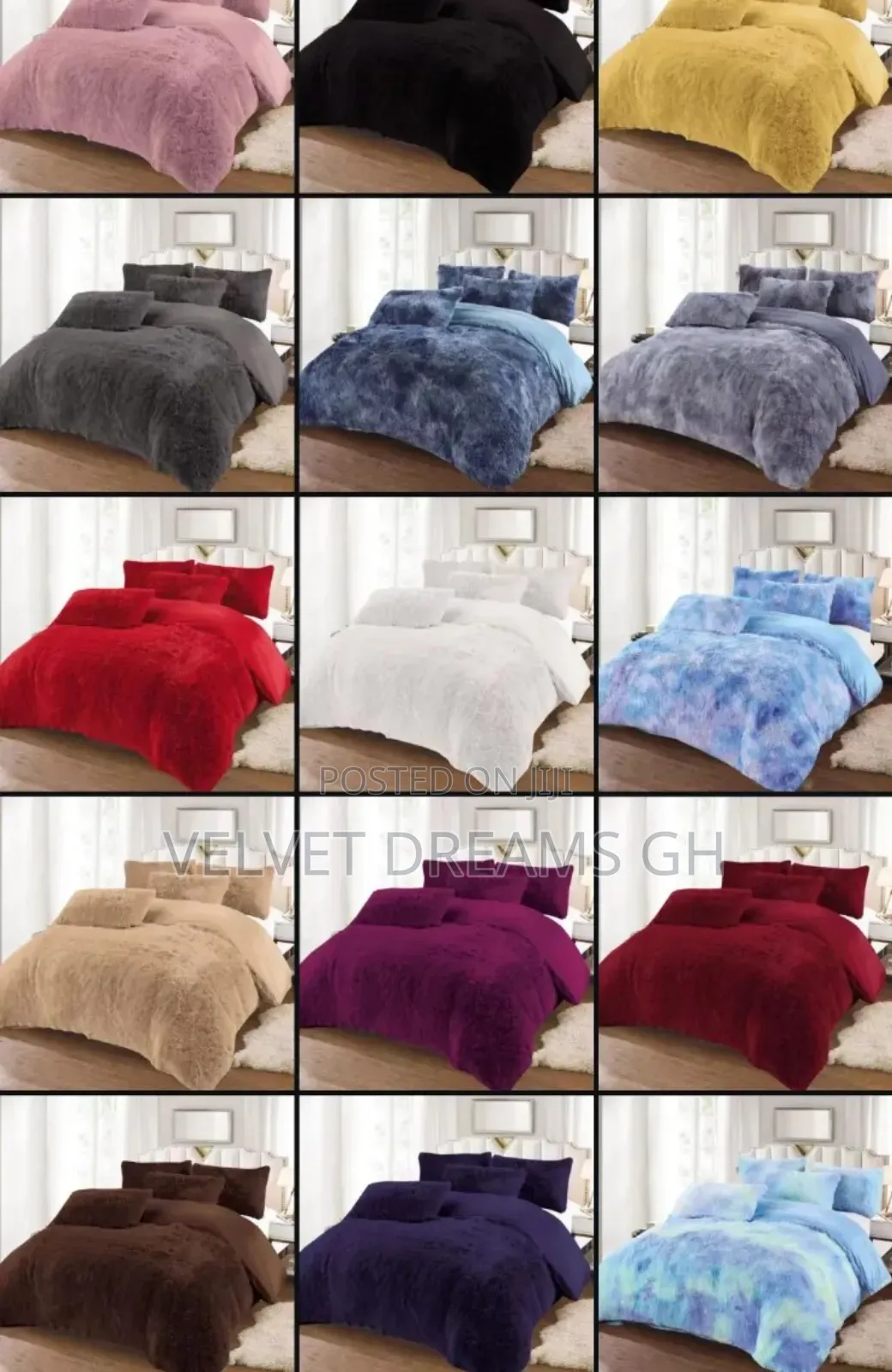 Quality Fluffy Duvet Set Super Soft Durable
