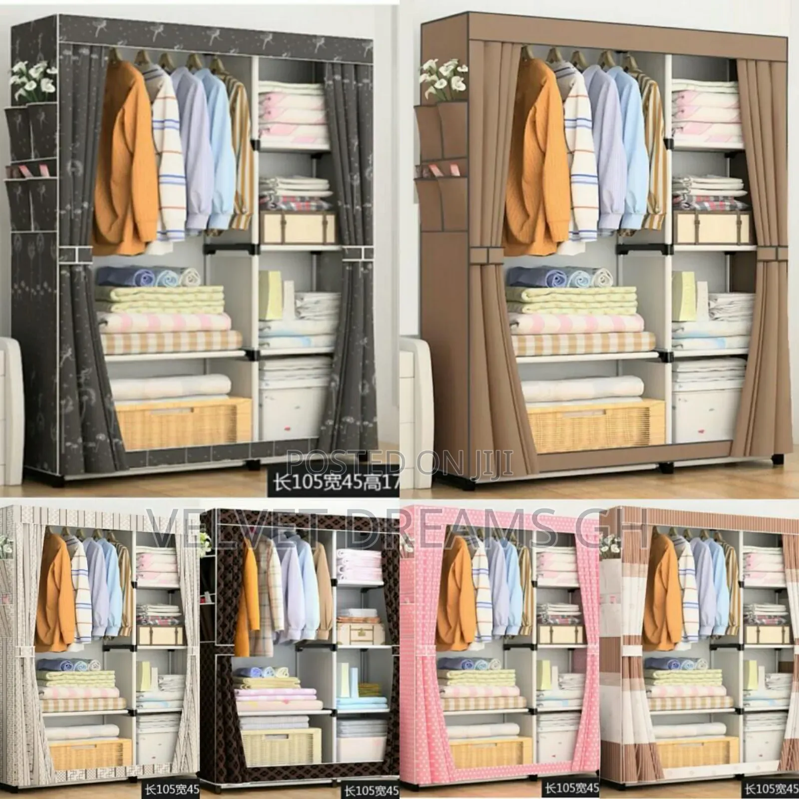 Foldable Wardrobe 3in1 Strong Spacious