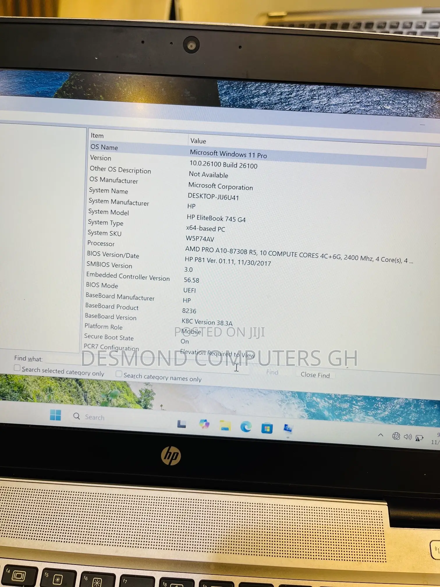 Laptop HP EliteBook 745 G4 8GB AMD A10 SSD 256GB