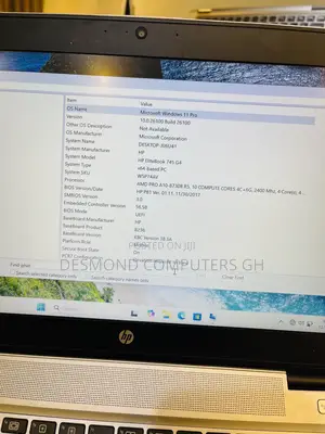 Laptop HP EliteBook 745 G4 8GB AMD A10 SSD 256GB