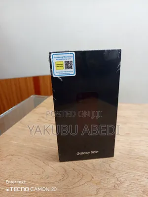 New Samsung Galaxy S23 Plus 256 GB Black