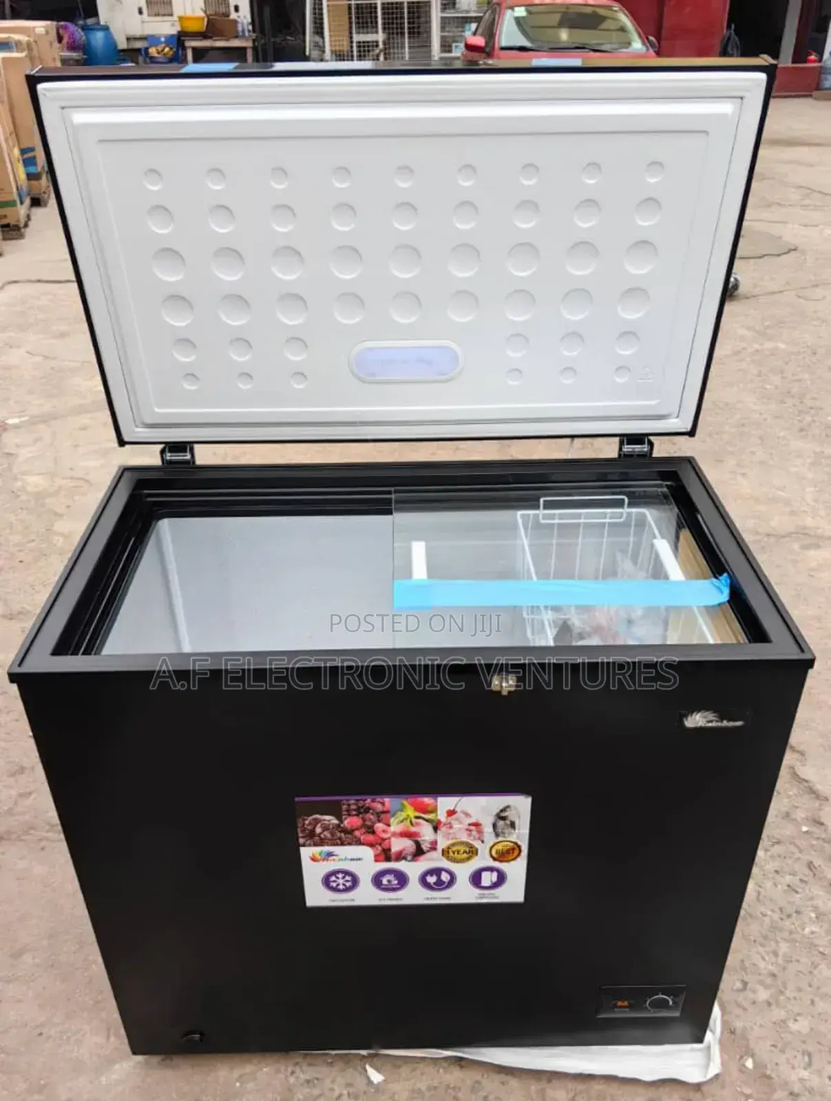 Rainbow 200-Litres Chest Freezer (Rcf-2530-1a).