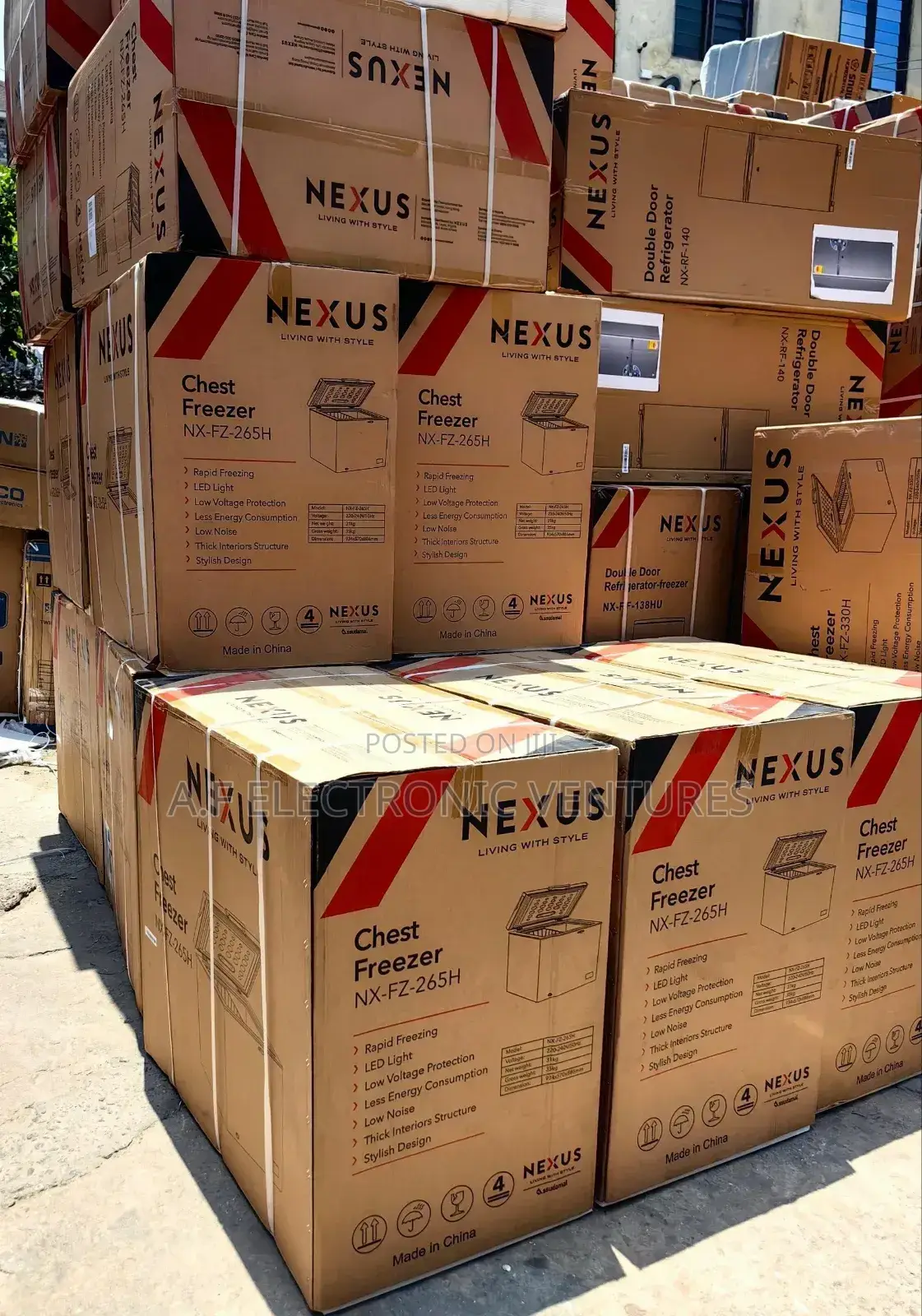 Nexus 200-Litres Chest Freezer(Nx-Fz-265h)