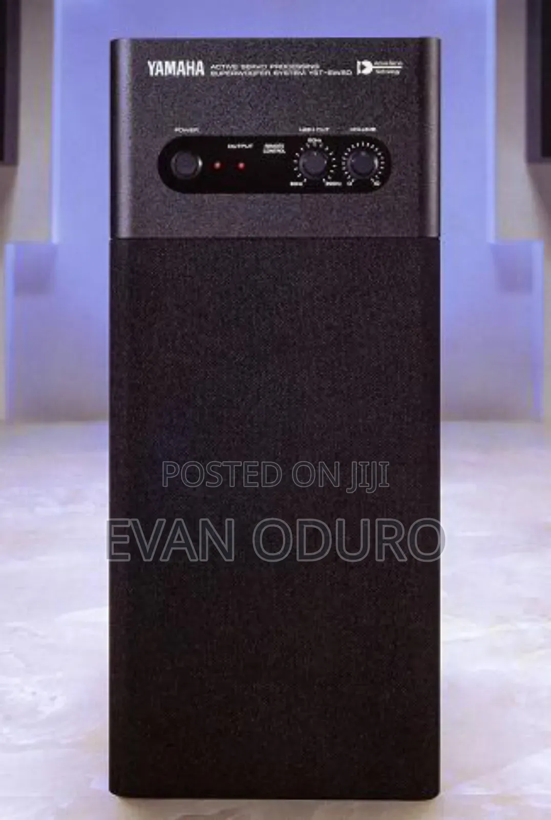 Powerful Yamaha Active Subwoofer Unique Built Advanced Tech Sodquality