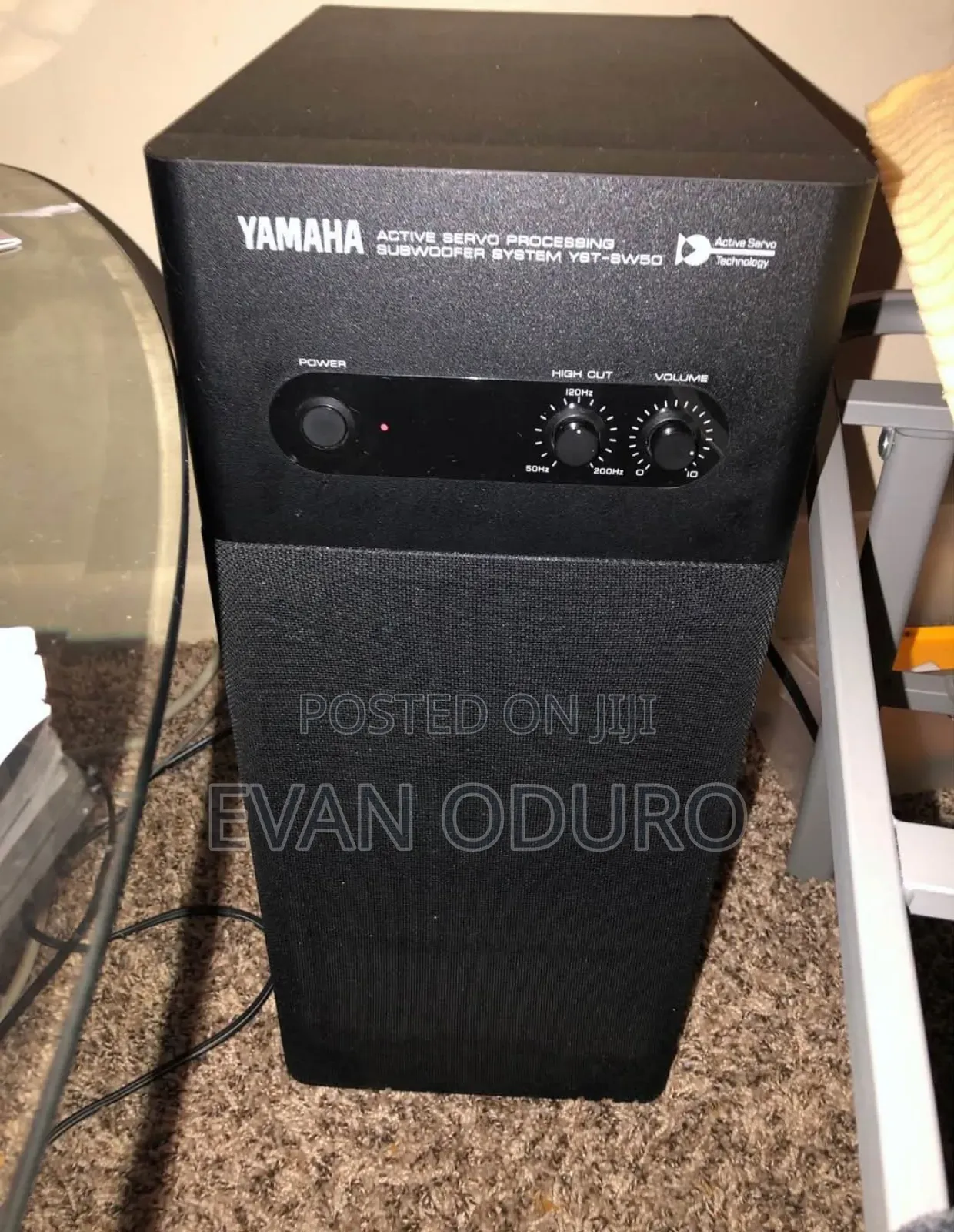 Powerful Yamaha Active Subwoofer Unique Built Advanced Tech Sodquality